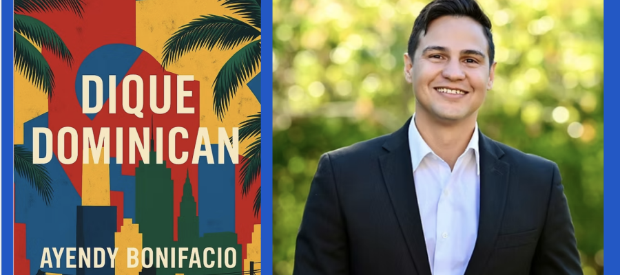Book cover and author photo